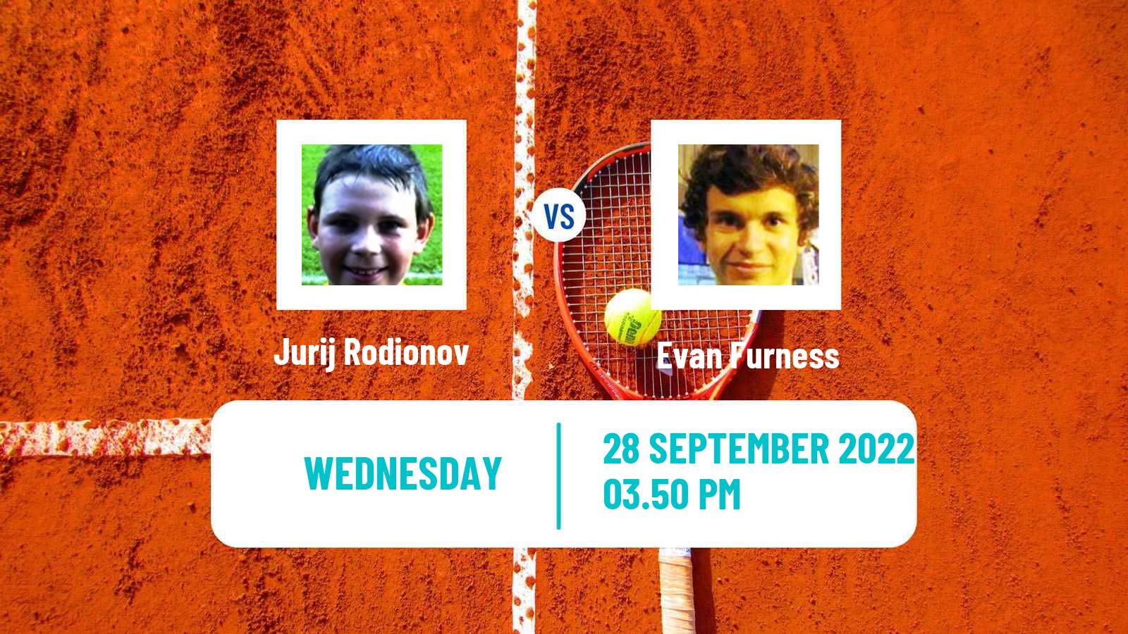 Tennis ATP Challenger Jurij Rodionov - Evan Furness