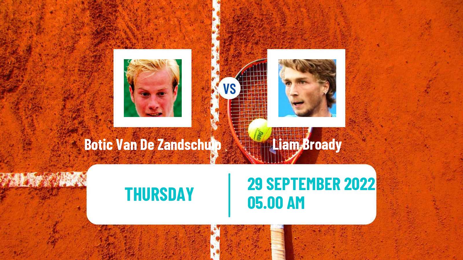 Tennis ATP Tel Aviv Botic Van De Zandschulp - Liam Broady