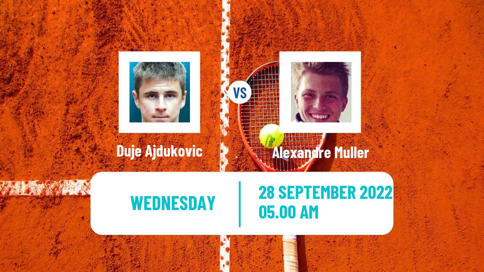 Tennis ATP Challenger Duje Ajdukovic - Alexandre Muller