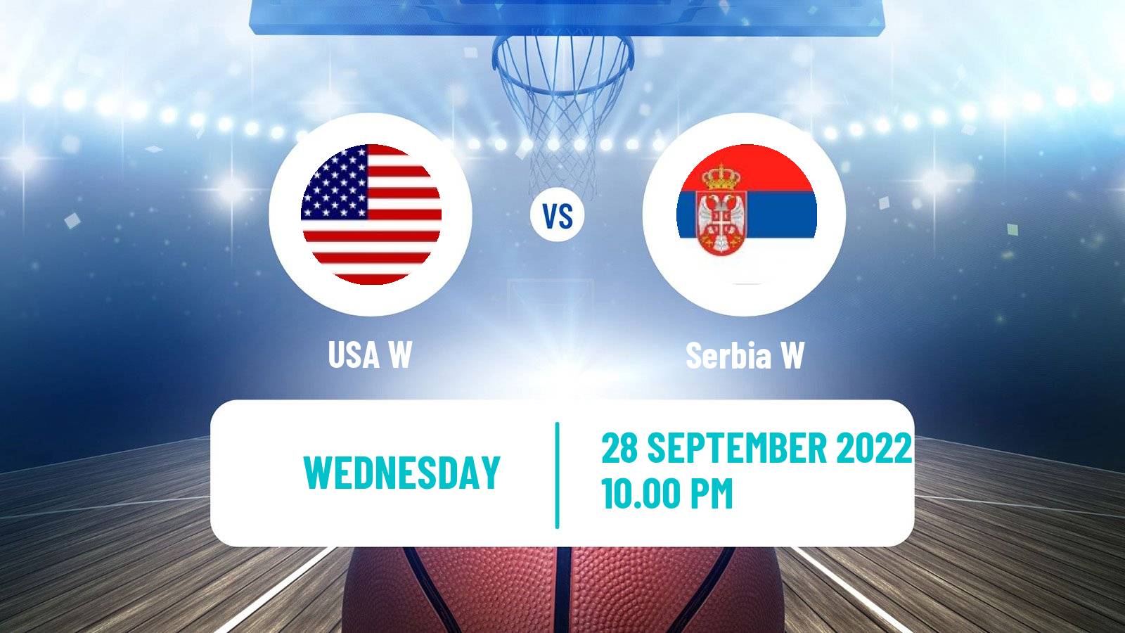 Basketball World Cup Basketball Women USA W - Serbia W