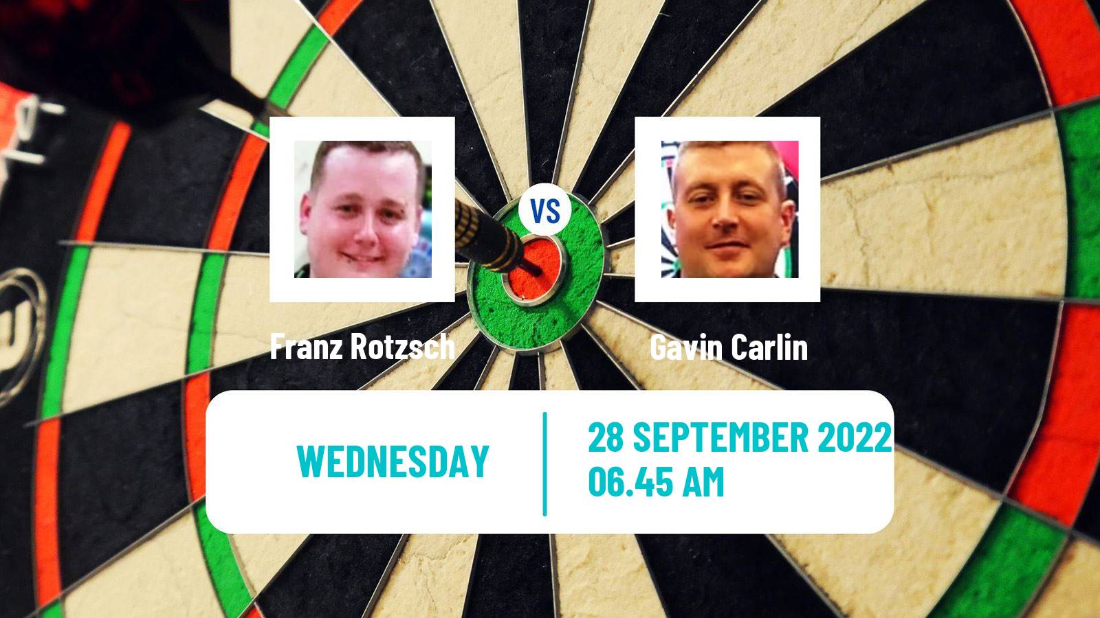 Darts Darts Franz Rotzsch - Gavin Carlin