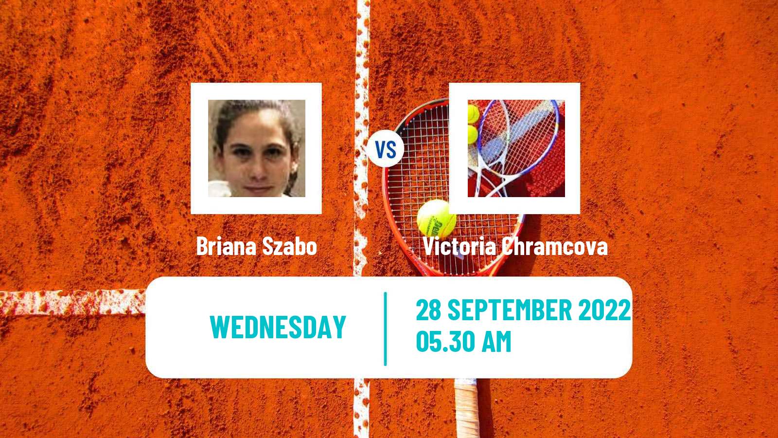 Tennis ITF Tournaments Briana Szabo - Victoria Chramcova