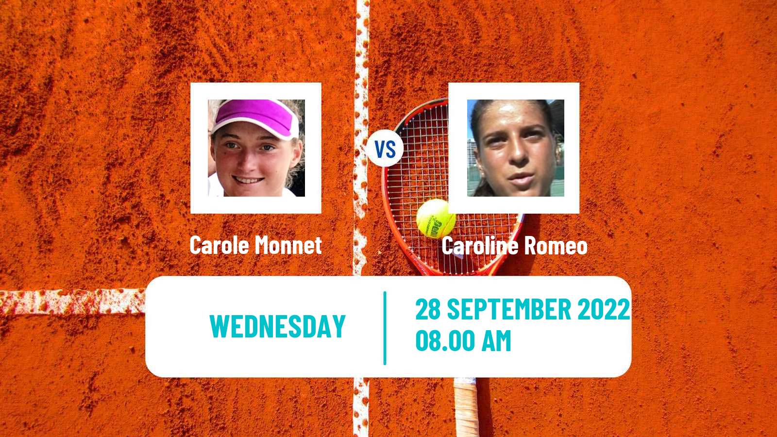 Tennis ITF Tournaments Carole Monnet - Caroline Romeo