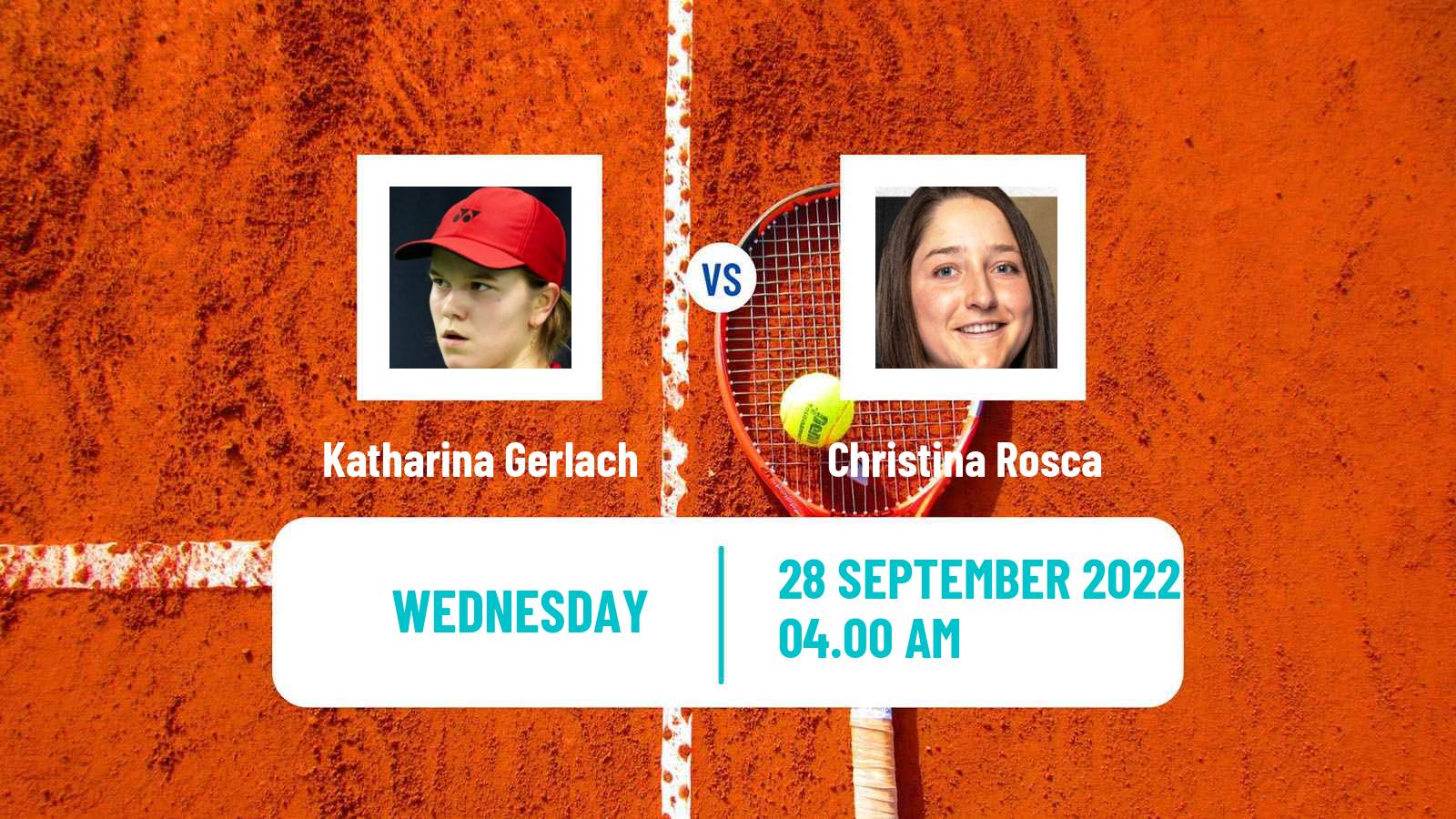 Tennis ITF Tournaments Katharina Gerlach - Christina Rosca