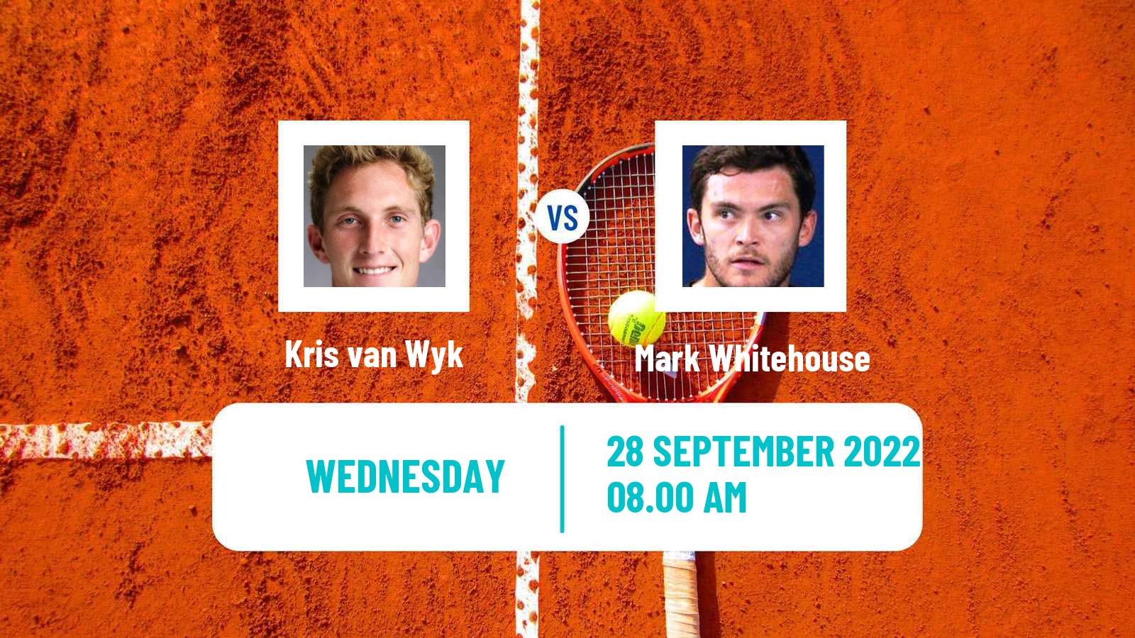 Tennis ITF Tournaments Kris van Wyk - Mark Whitehouse