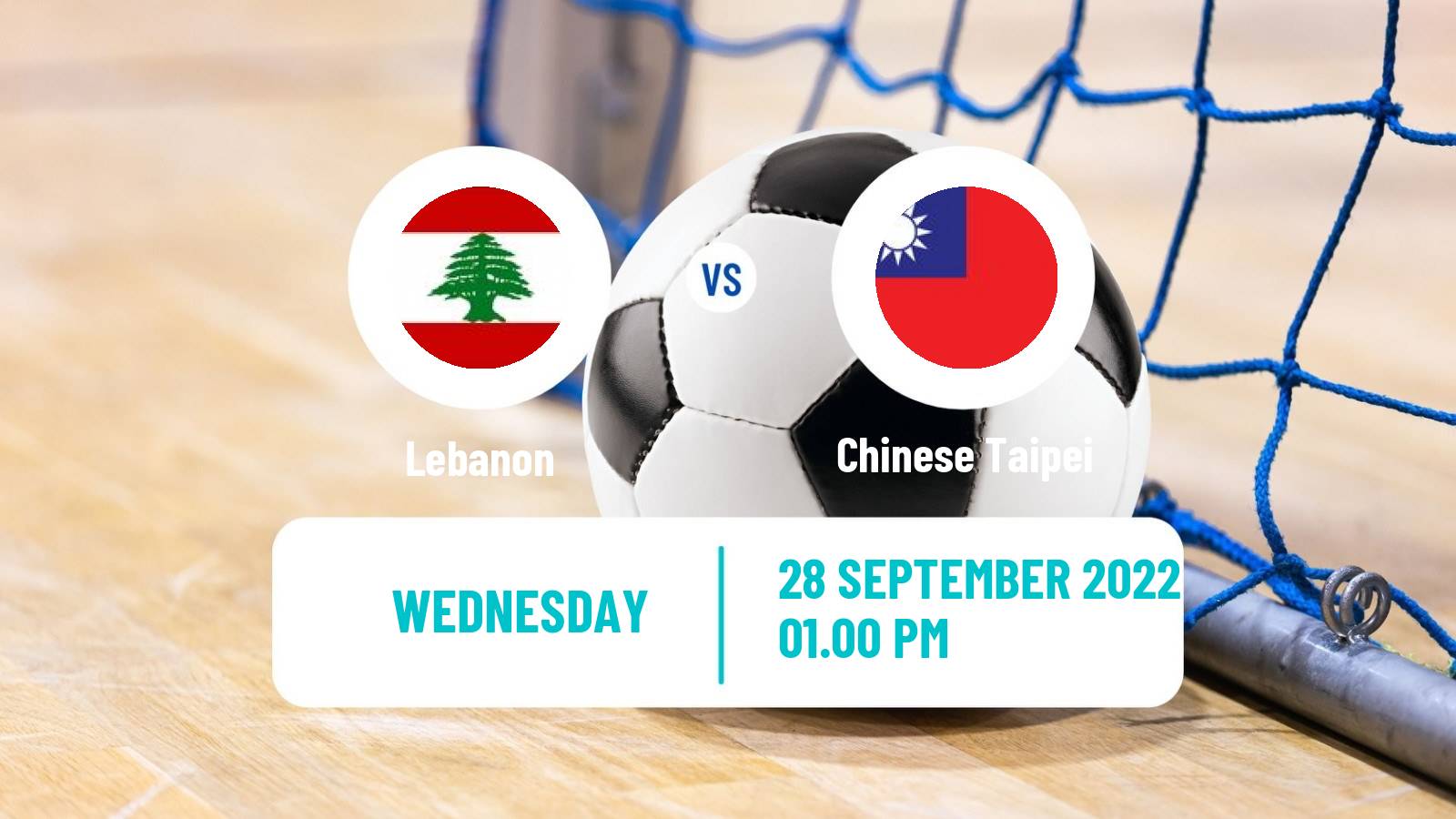 Futsal AFC Asian Cup Futsal Lebanon - Chinese Taipei