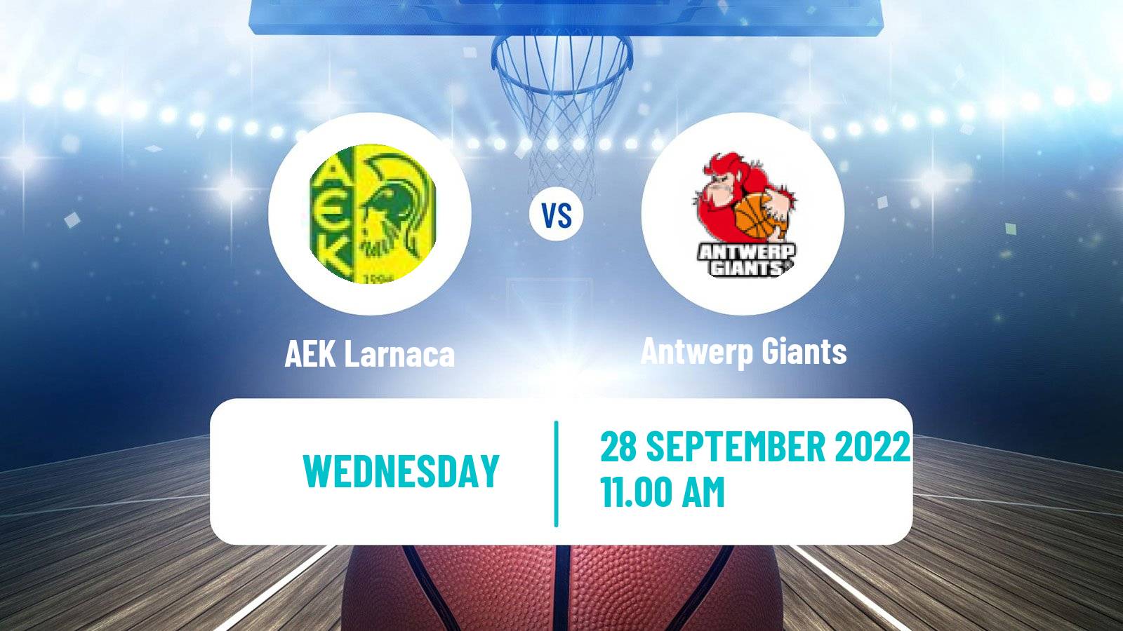 Basketball FIBA Europe Cup AEK Larnaca - Antwerp Giants