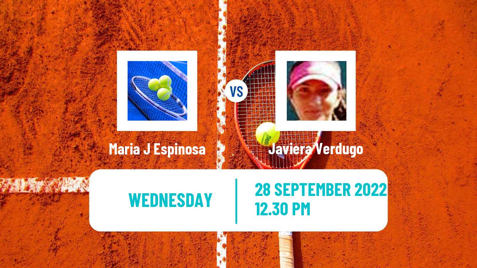 Tennis ITF Tournaments Maria J Espinosa - Javiera Verdugo