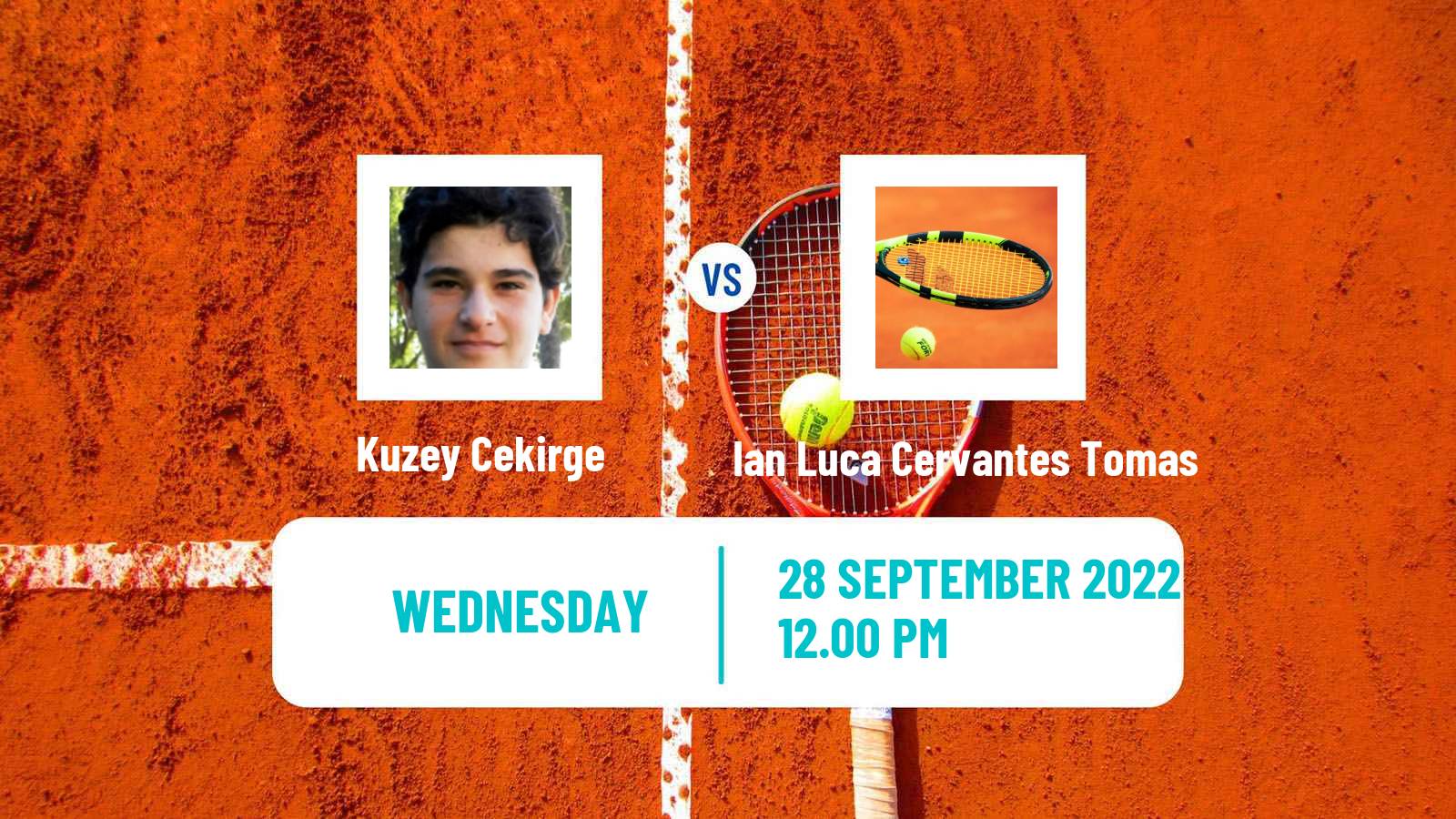 Tennis ITF Tournaments Kuzey Cekirge - Ian Luca Cervantes Tomas