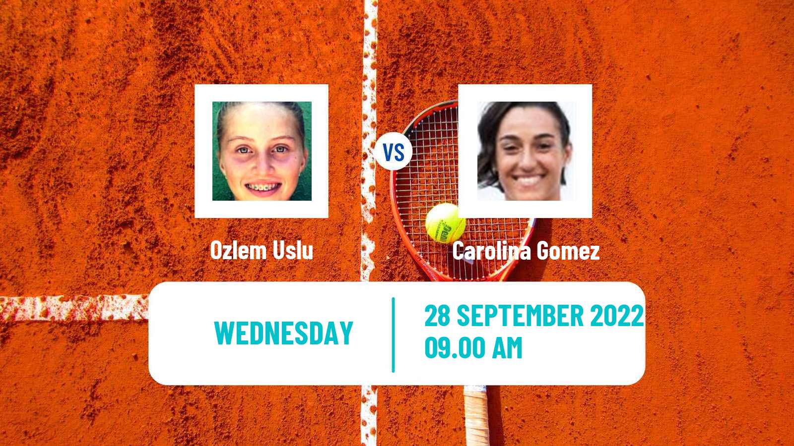 Tennis ITF Tournaments Ozlem Uslu - Carolina Gomez