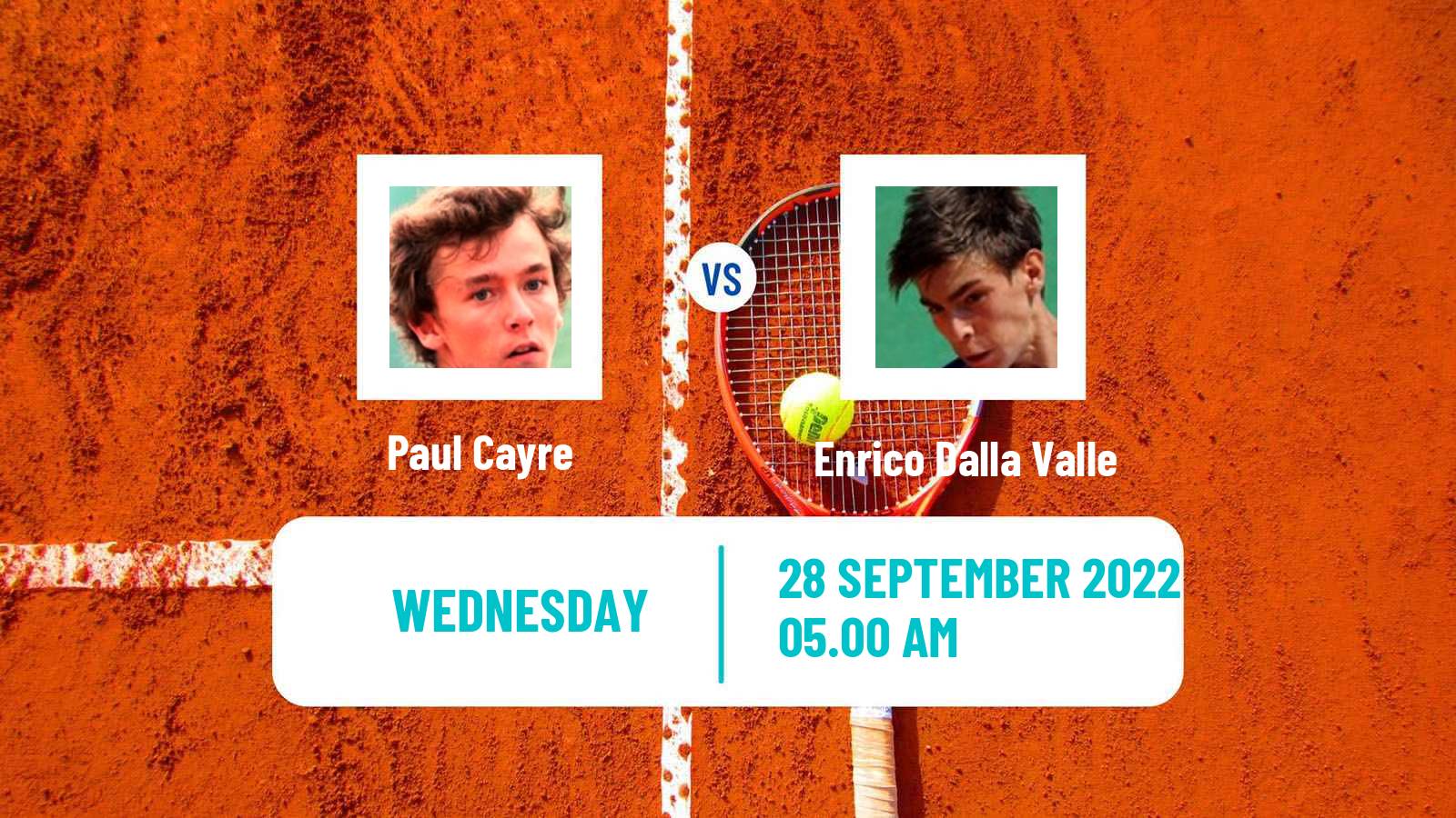 Tennis ITF Tournaments Paul Cayre - Enrico Dalla Valle