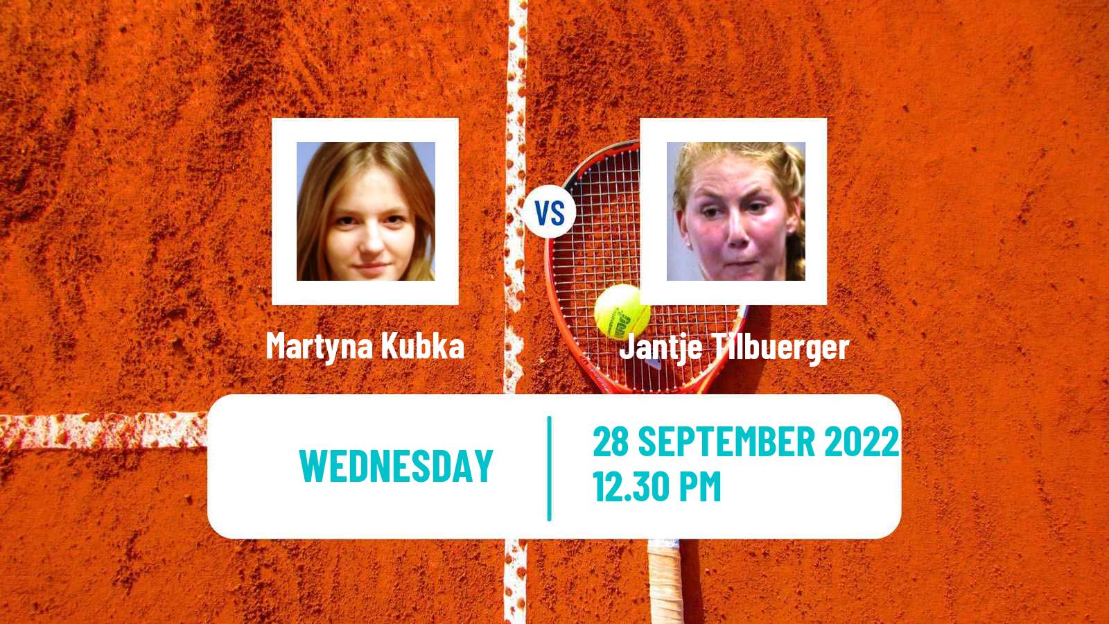Tennis ITF Tournaments Martyna Kubka - Jantje Tilbuerger