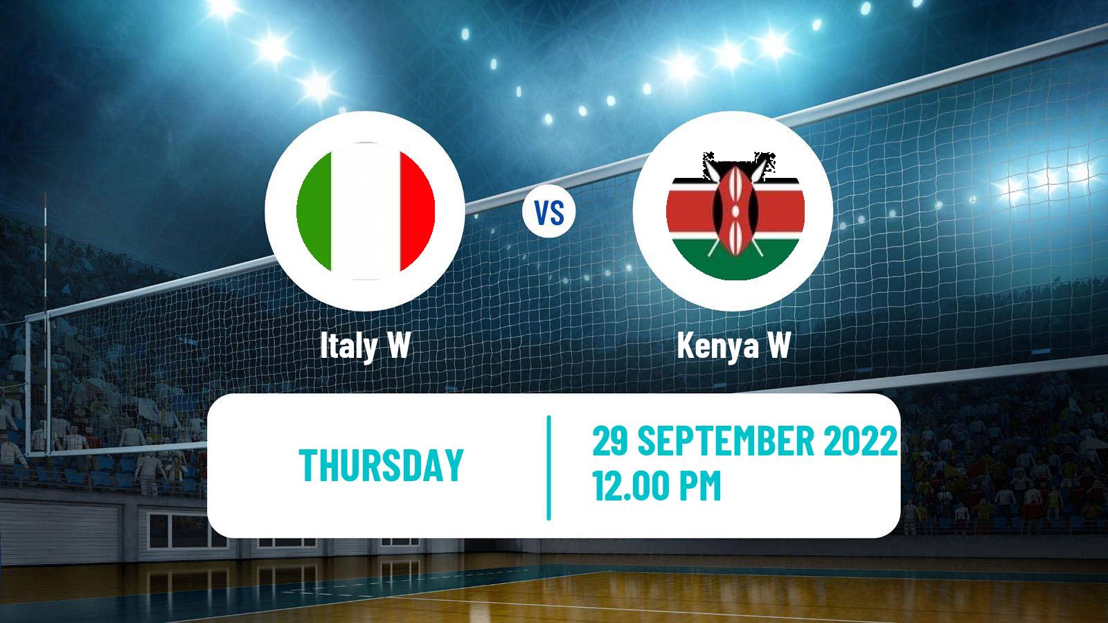 Volleyball World Championship Volleyball Women Italy W - Kenya W