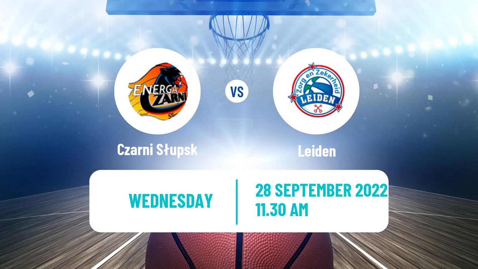 Basketball FIBA Europe Cup Czarni Słupsk - Leiden