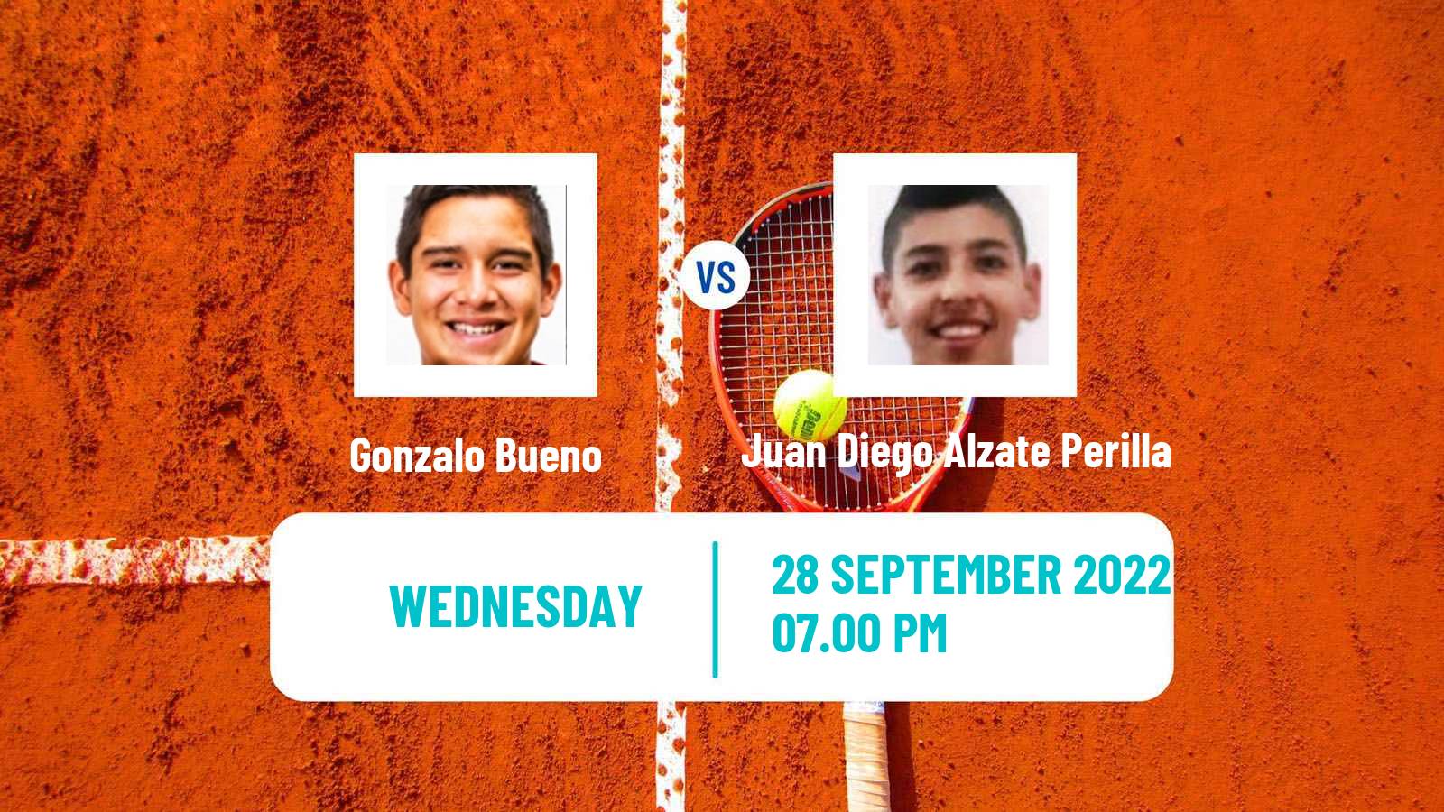 Tennis ITF Tournaments Gonzalo Bueno - Juan Diego Alzate Perilla