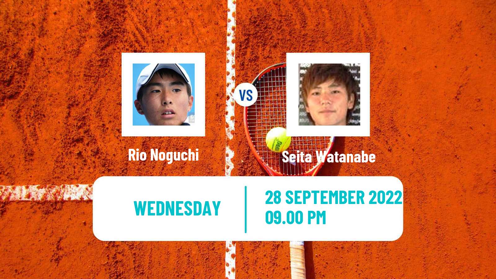 Tennis ITF Tournaments Rio Noguchi - Seita Watanabe