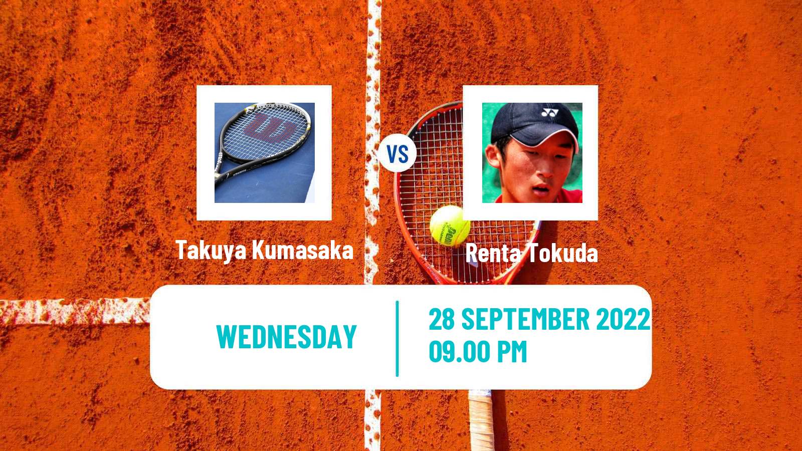 Tennis ITF Tournaments Takuya Kumasaka - Renta Tokuda