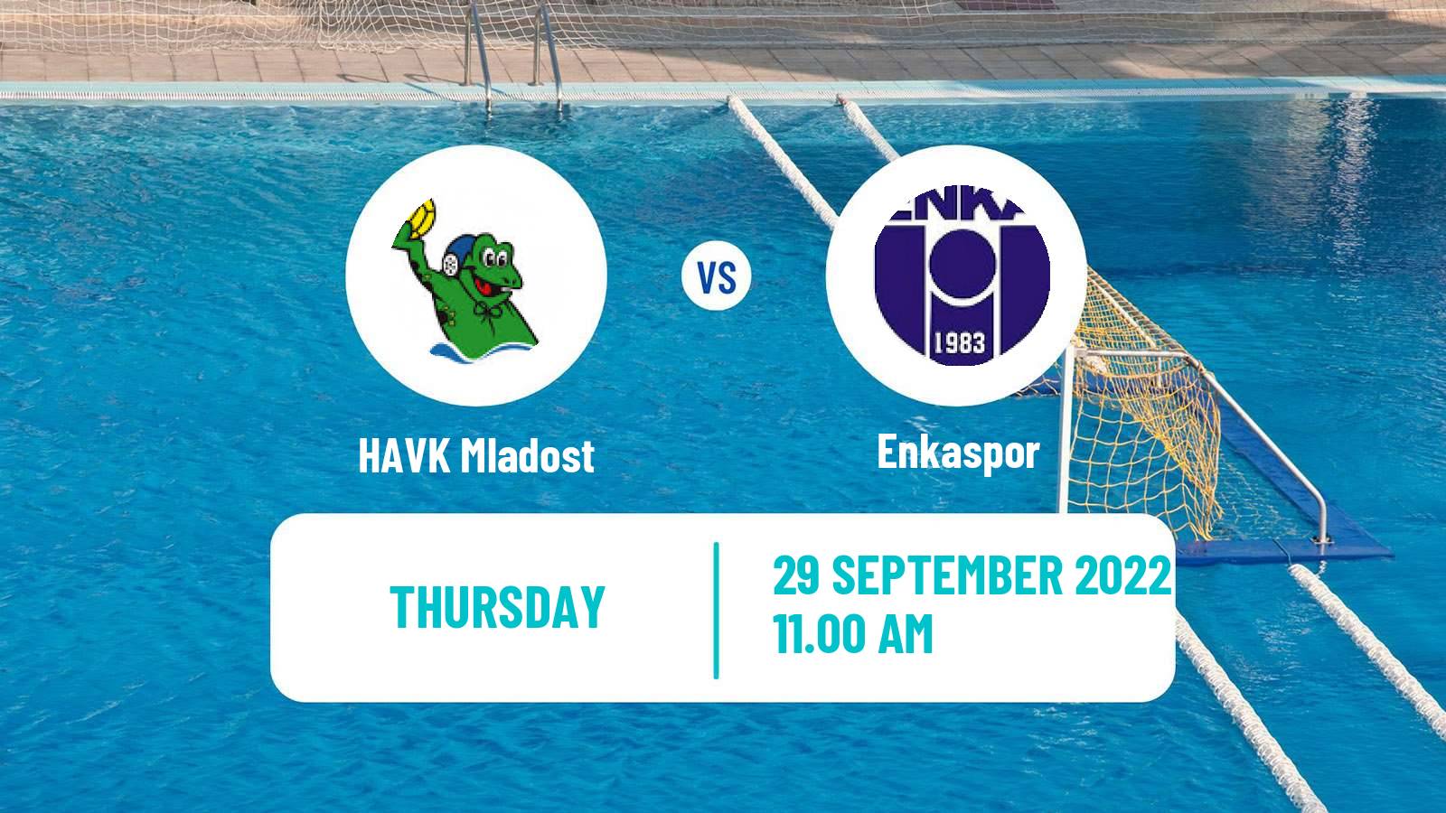 Water polo Champions League Water Polo HAVK Mladost - Enkaspor