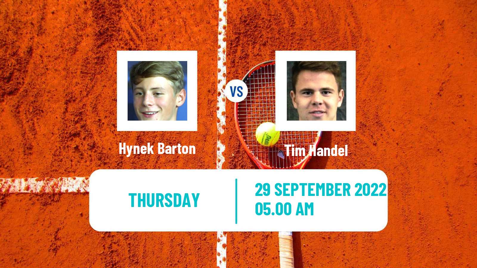 Tennis ITF Tournaments Hynek Barton - Tim Handel