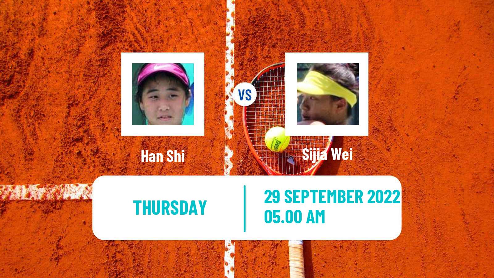Tennis ITF Tournaments Han Shi - Sijia Wei