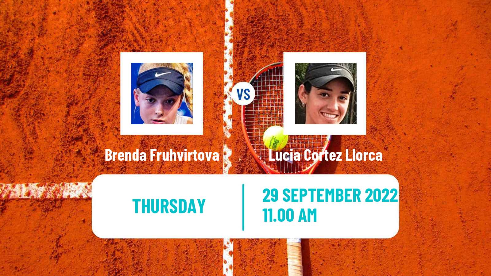 Tennis ITF Tournaments Brenda Fruhvirtova - Lucia Cortez Llorca