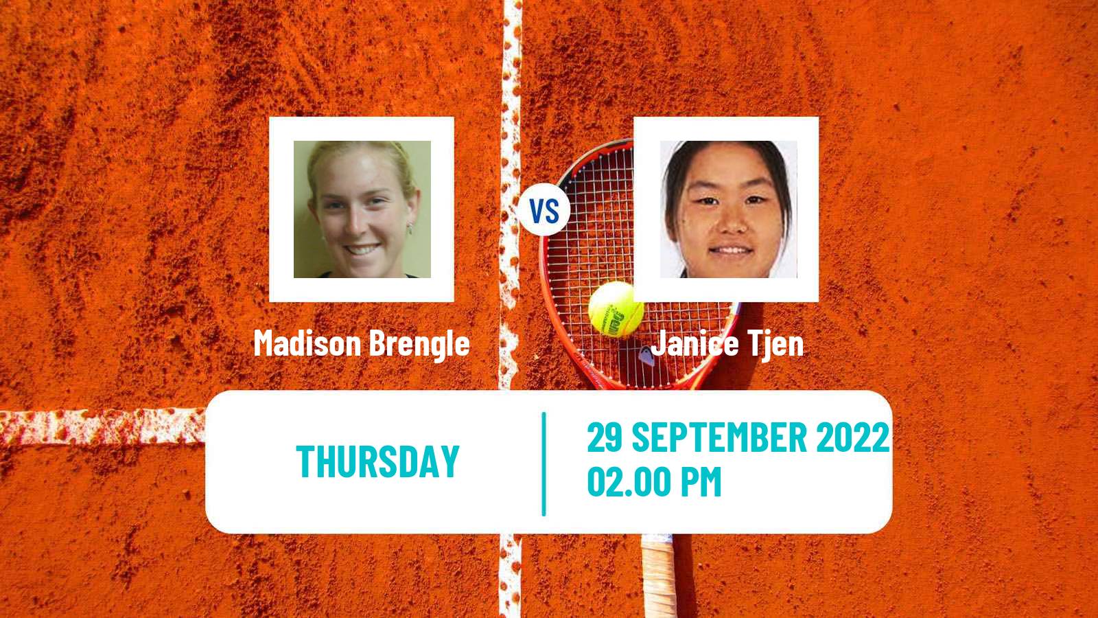 Tennis ITF Tournaments Madison Brengle - Janice Tjen