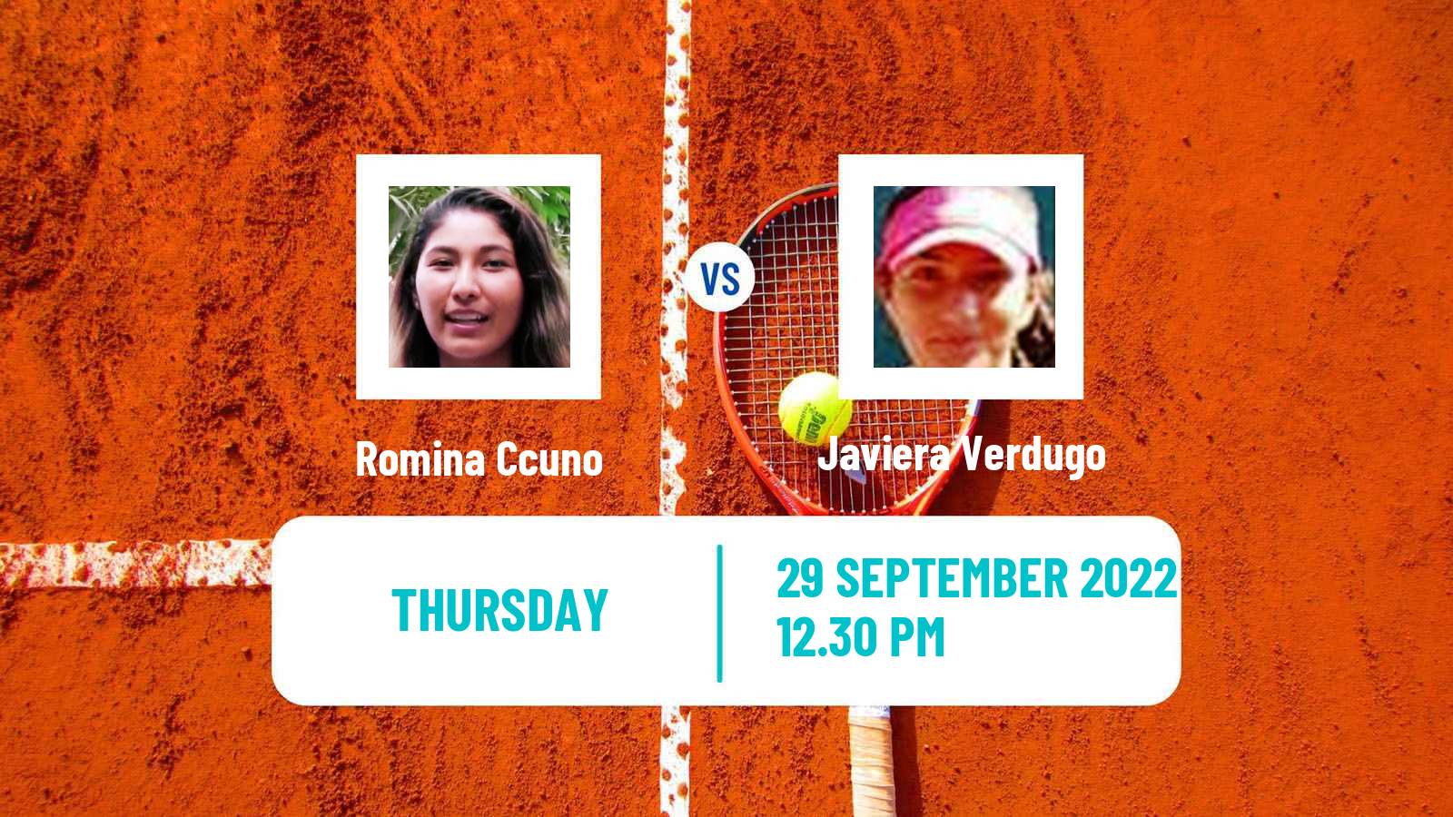 Tennis ITF Tournaments Romina Ccuno - Javiera Verdugo