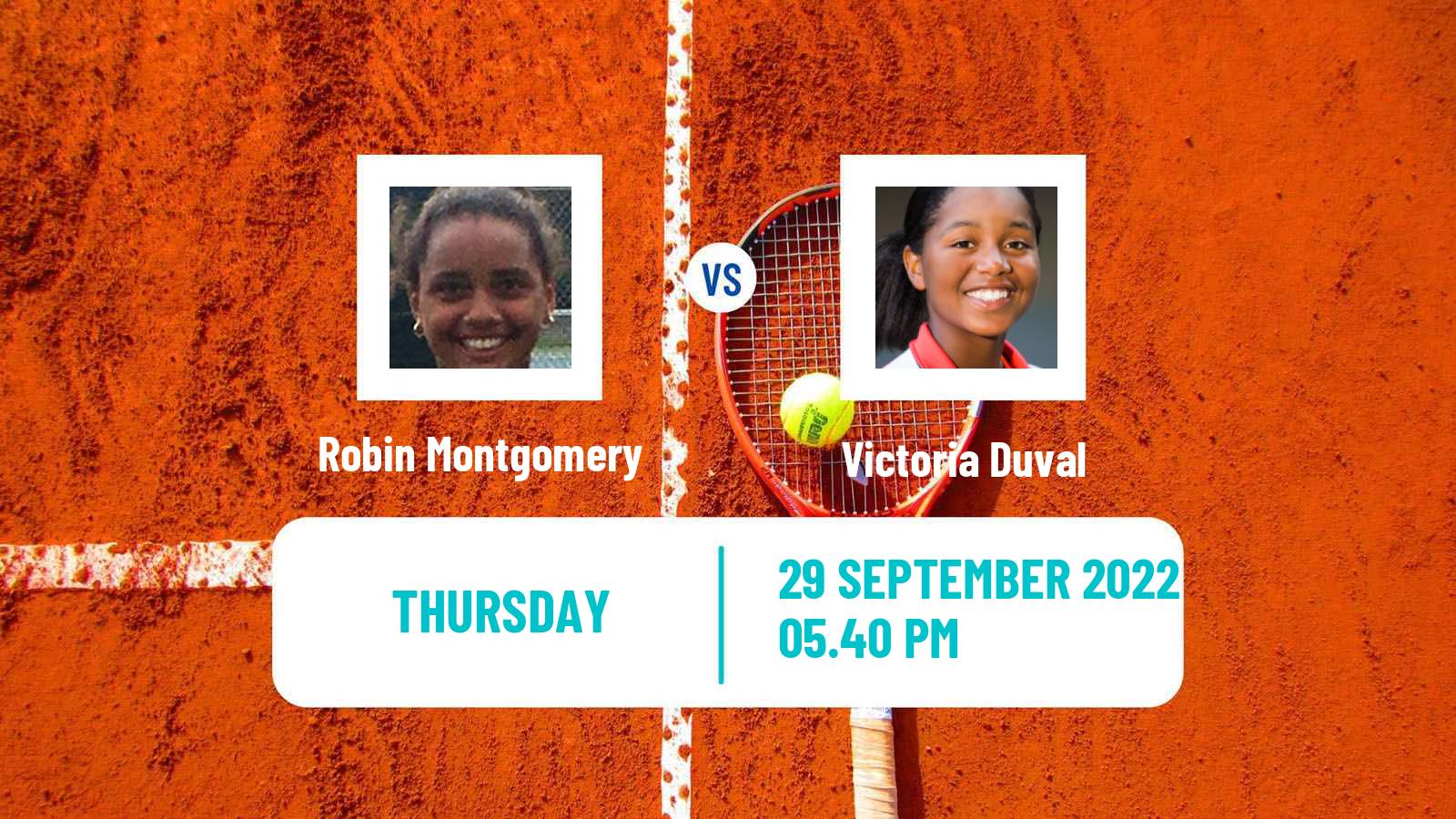 Tennis ITF Tournaments Robin Montgomery - Victoria Duval