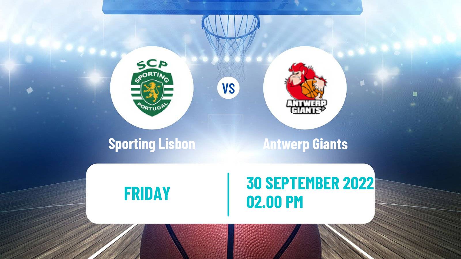 Basketball FIBA Europe Cup Sporting Lisbon - Antwerp Giants