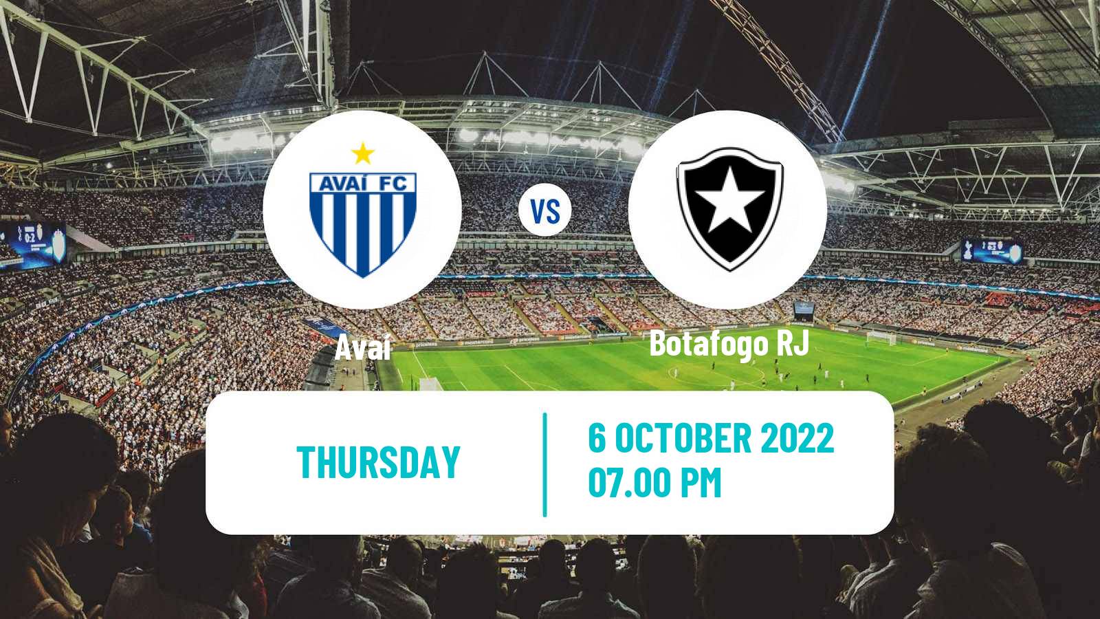 Soccer Brazilian Serie A Avaí - Botafogo RJ