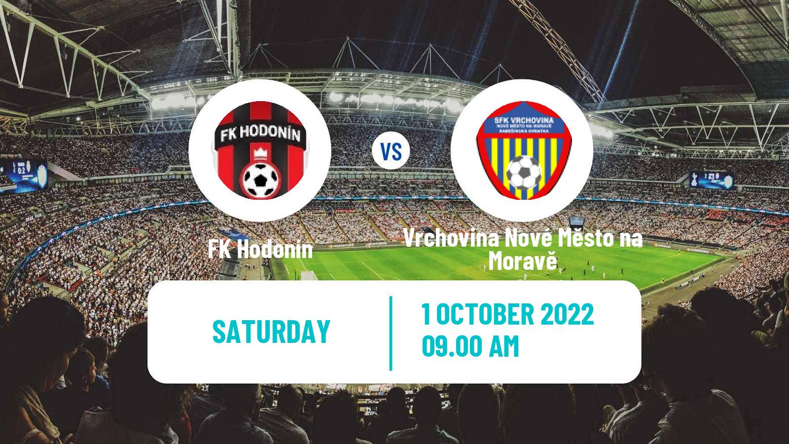 Soccer Czech MSFL Hodonín - Vrchovina Nové Město na Moravě