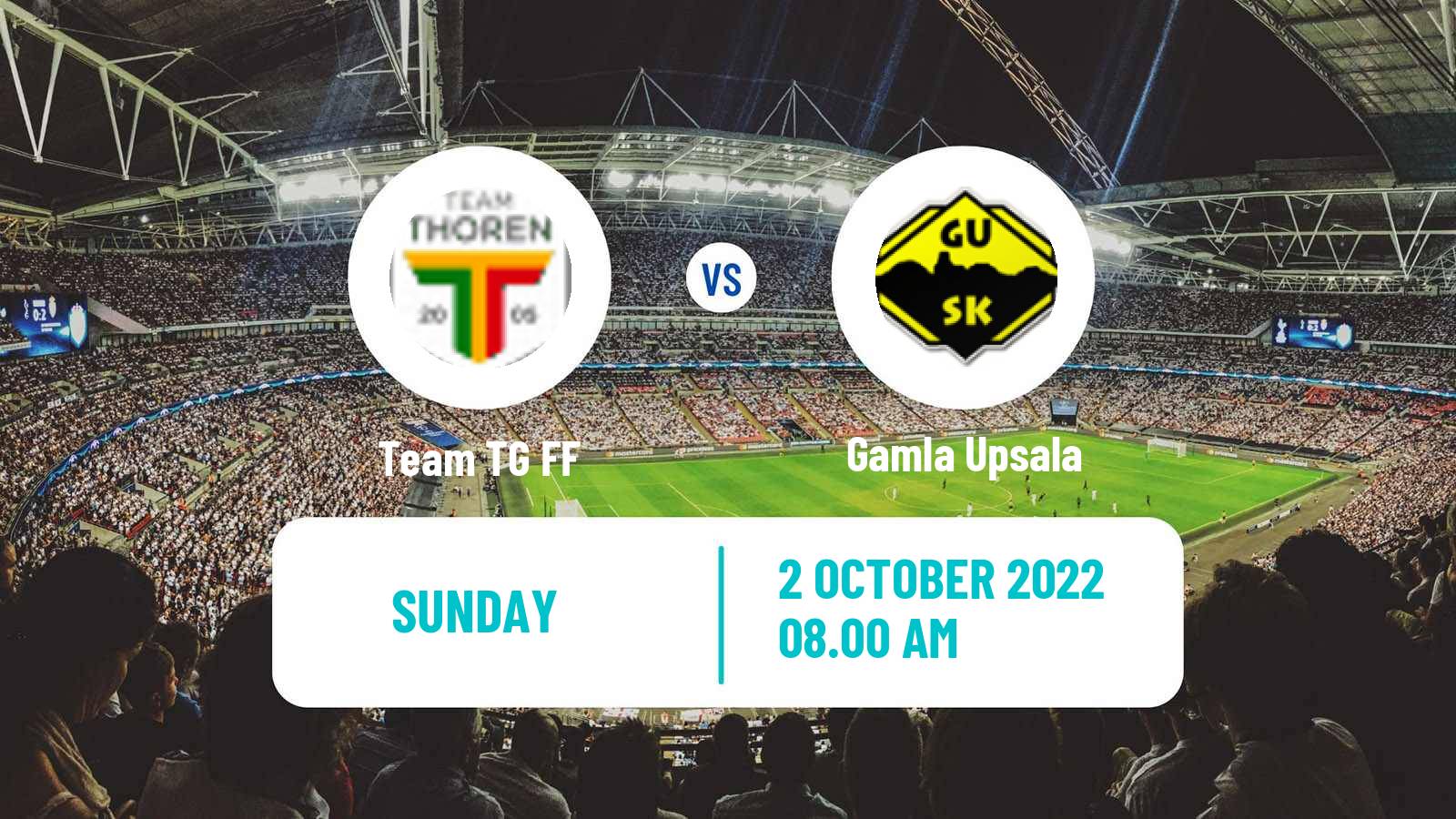 Soccer Swedish Elitettan Women Team TG FF - Gamla Upsala