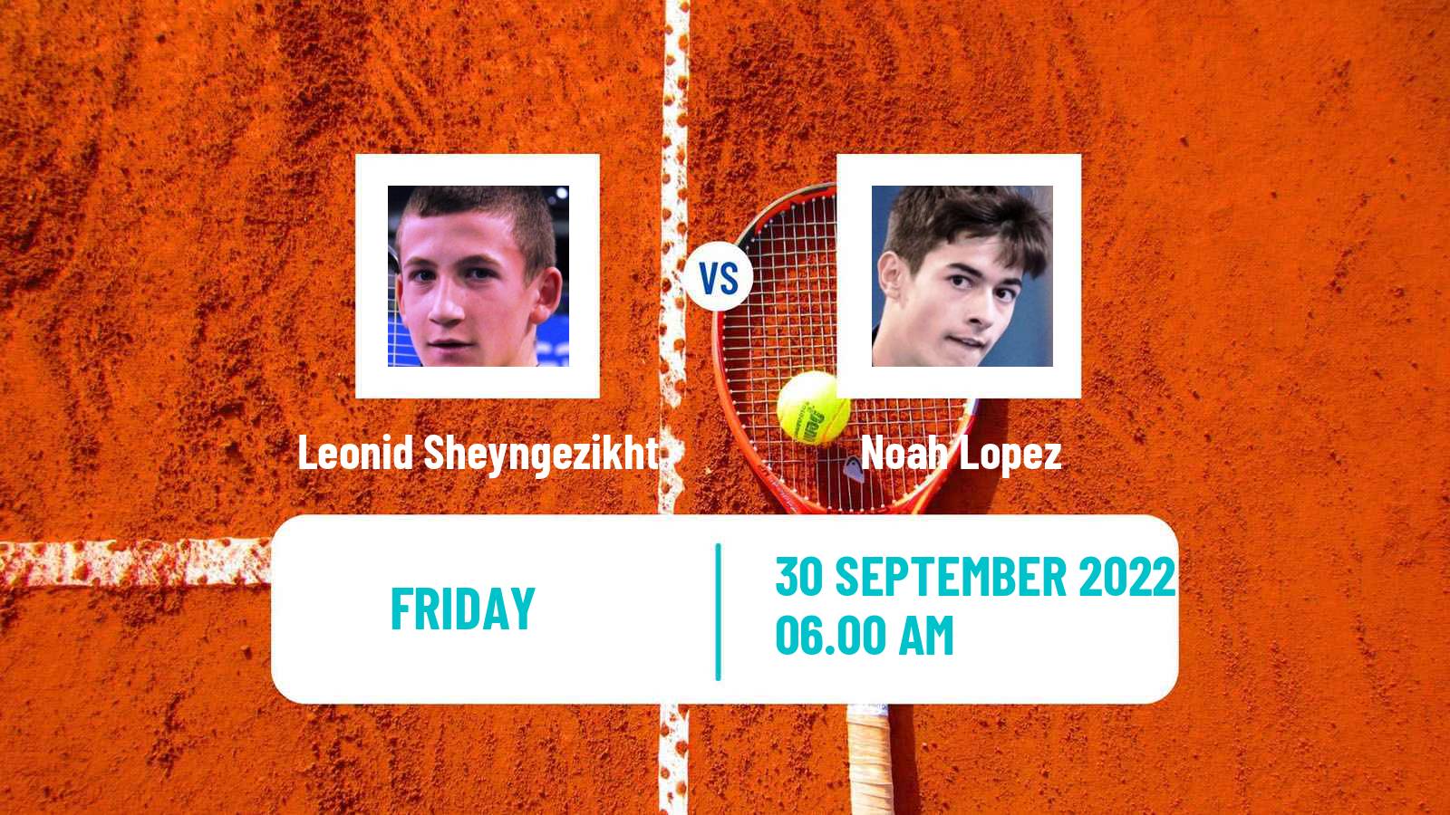 Tennis ITF Tournaments Leonid Sheyngezikht - Noah Lopez
