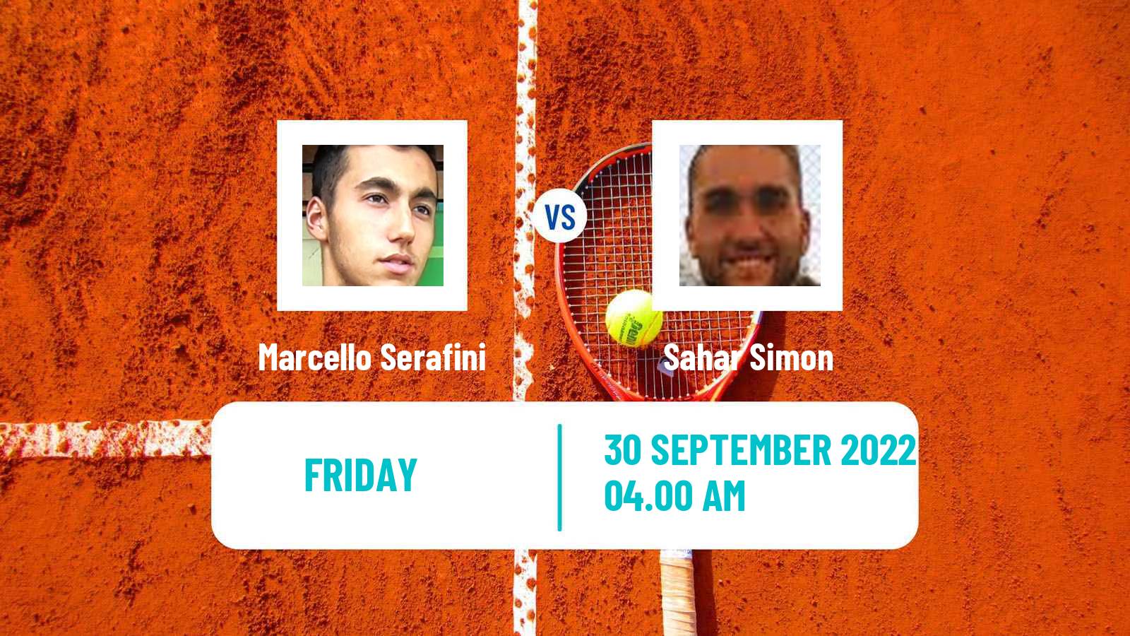 Tennis ITF Tournaments Marcello Serafini - Sahar Simon