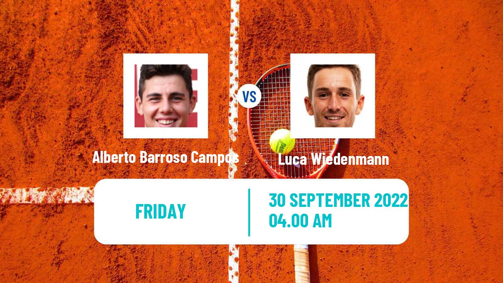 Tennis ITF Tournaments Alberto Barroso Campos - Luca Wiedenmann