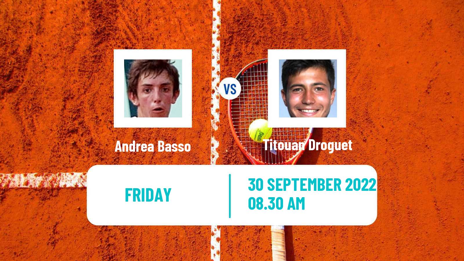 Tennis ITF Tournaments Andrea Basso - Titouan Droguet