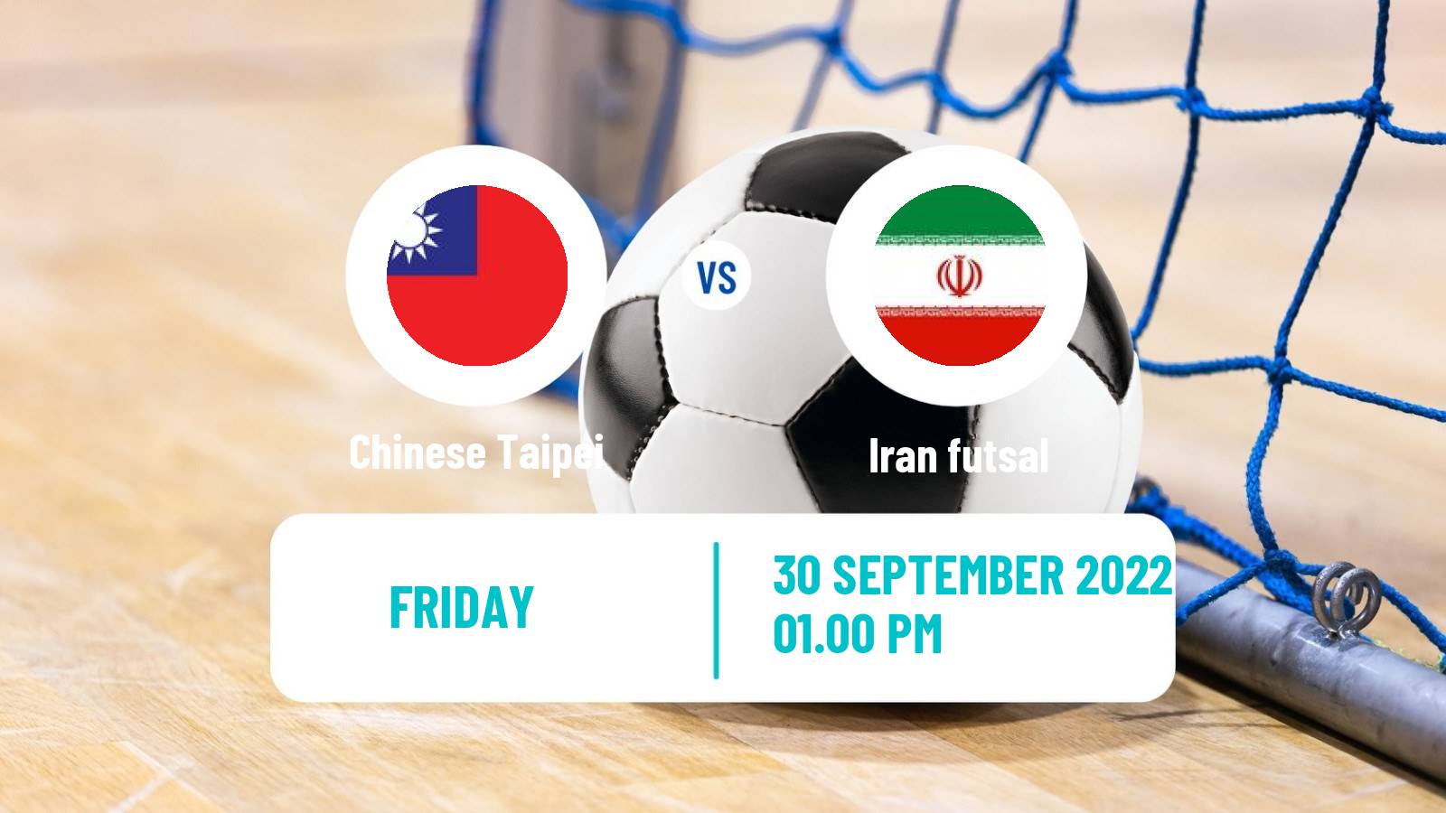 Futsal AFC Asian Cup Futsal Chinese Taipei - Iran