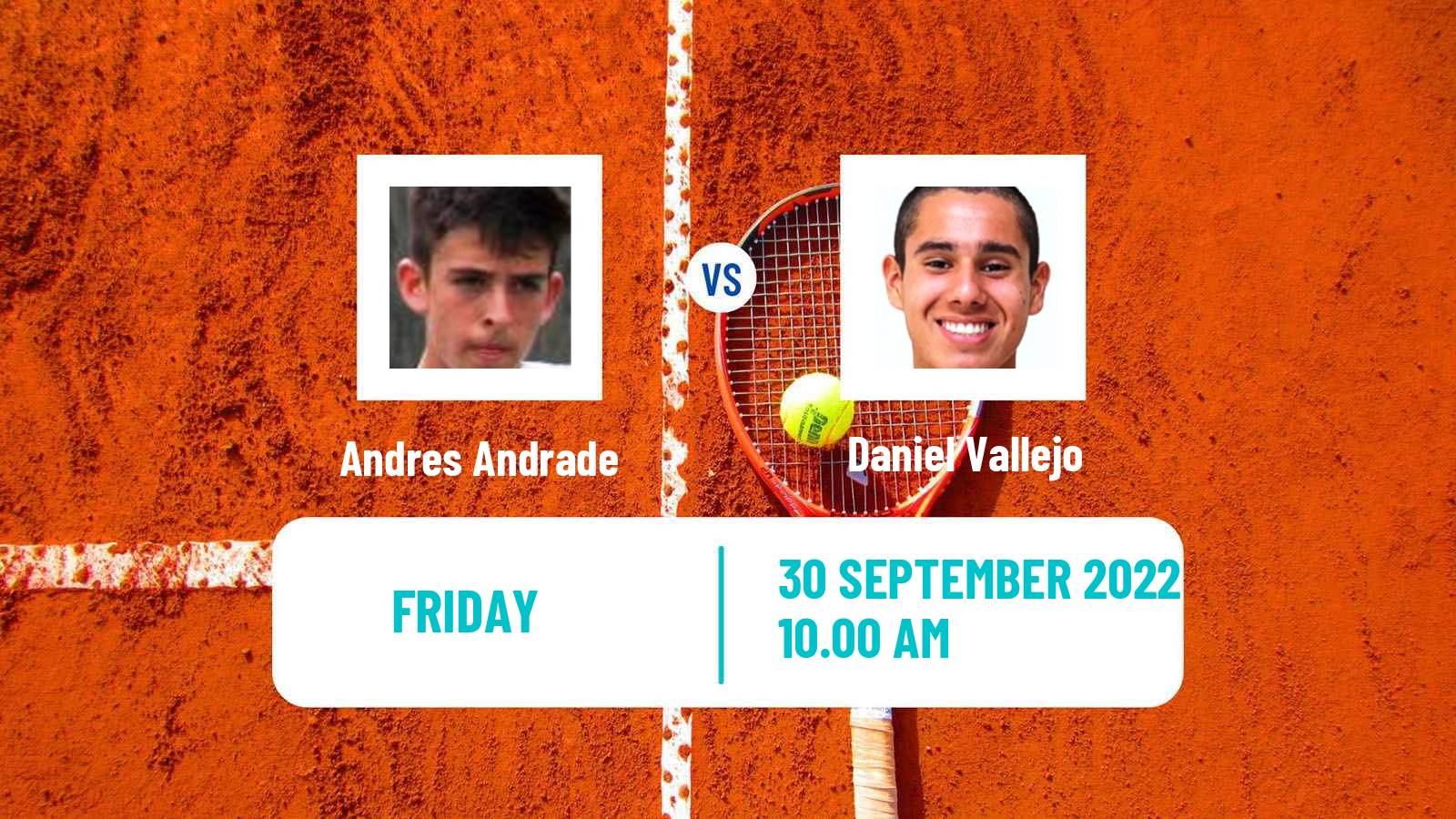 Tennis ITF Tournaments Andres Andrade - Daniel Vallejo