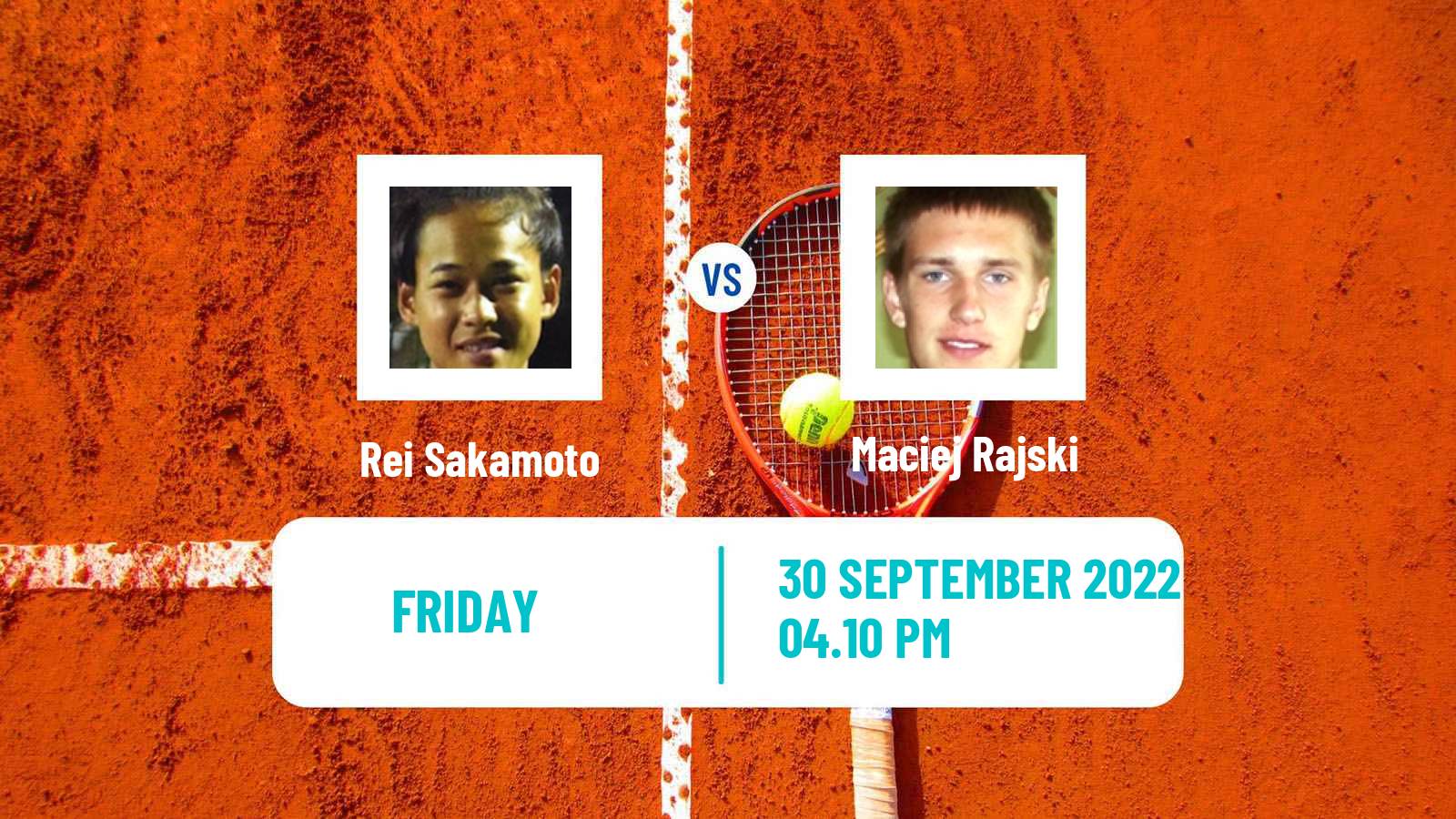 Tennis ITF Tournaments Rei Sakamoto - Maciej Rajski