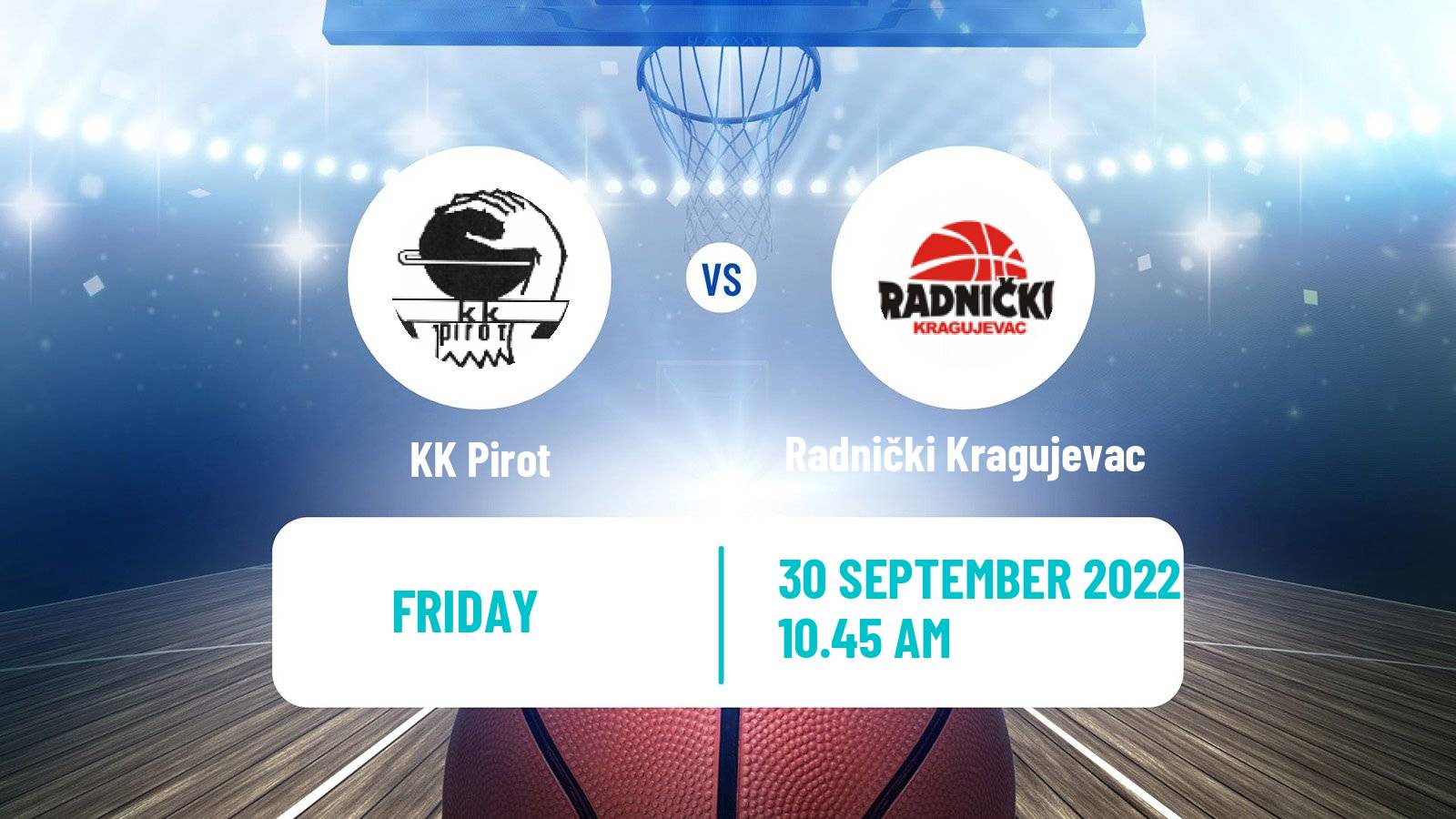 Basketball Club Friendly Basketball Pirot - Radnički Kragujevac