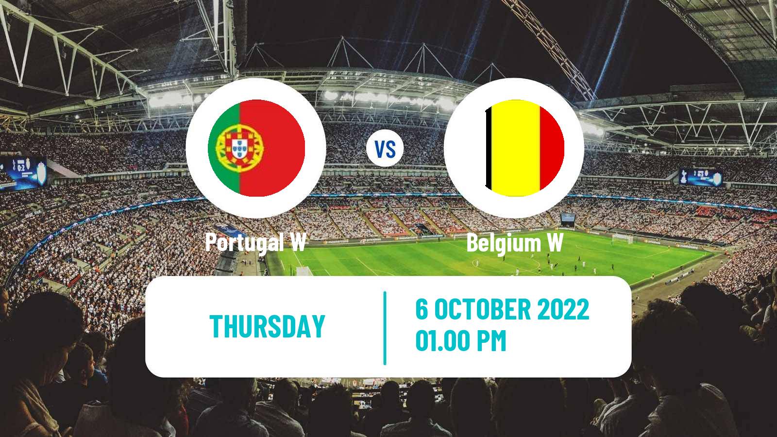 Soccer FIFA World Cup Women Portugal W - Belgium W