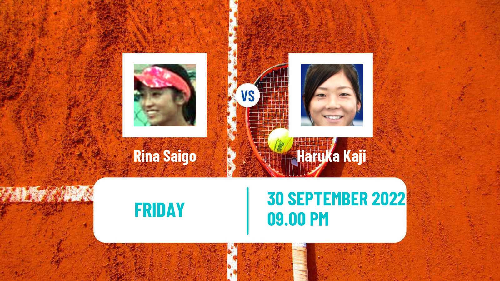 Tennis ITF Tournaments Rina Saigo - Haruka Kaji