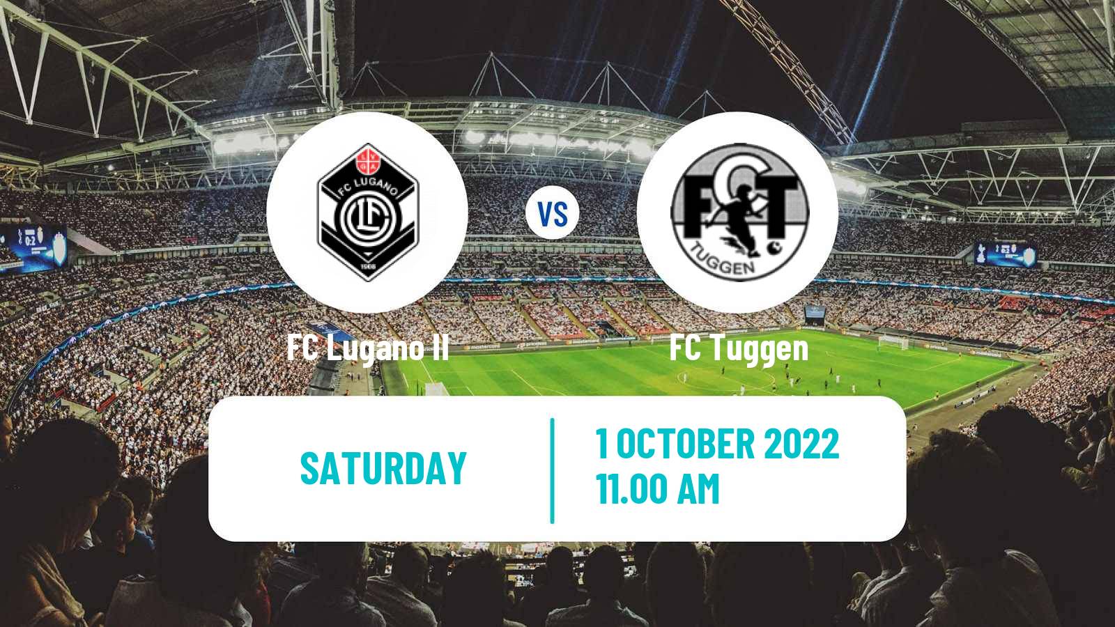 Soccer Swiss 1 Liga Classic Group 3 Lugano II - Tuggen