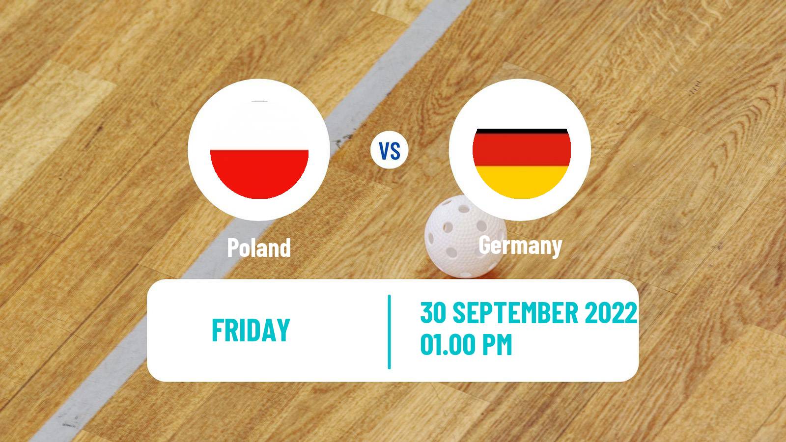 Floorball Friendly International Floorball Poland - Germany