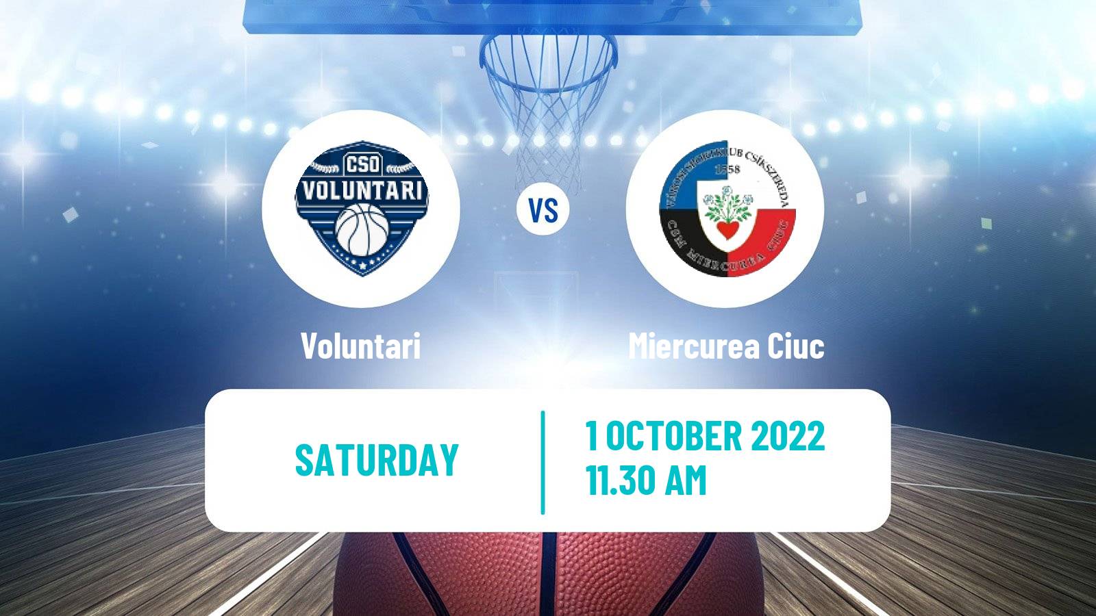 Basketball Romanian Cup Basketball Voluntari - Miercurea Ciuc