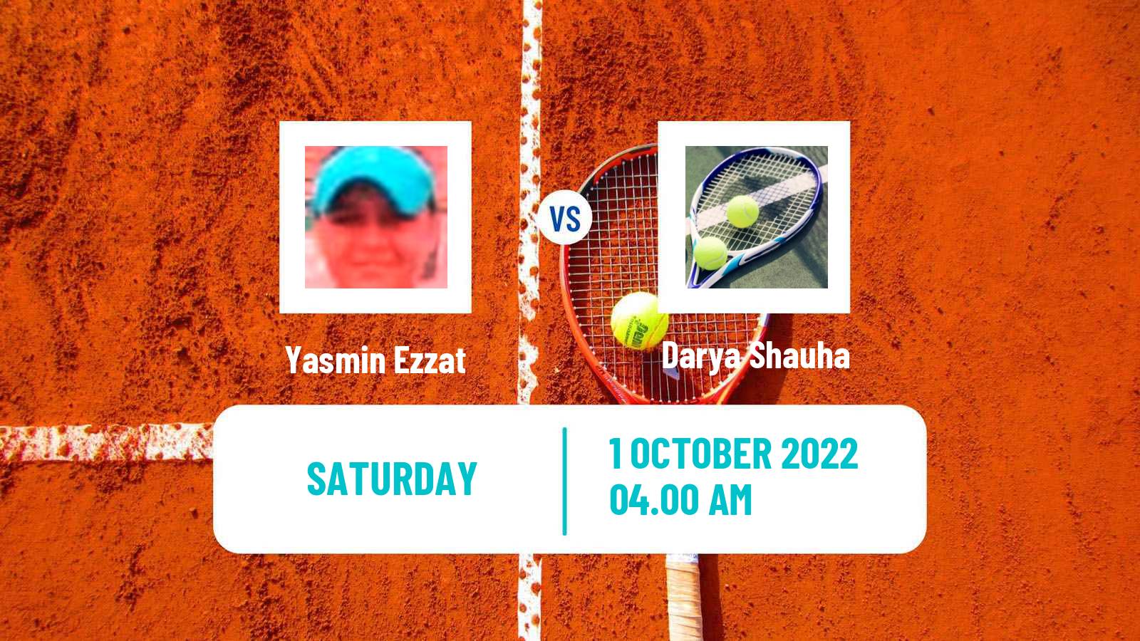 Tennis ITF Tournaments Yasmin Ezzat - Darya Shauha
