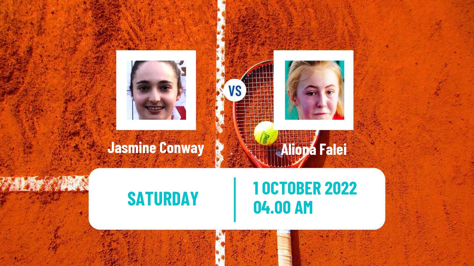 Tennis ITF Tournaments Jasmine Conway - Aliona Falei