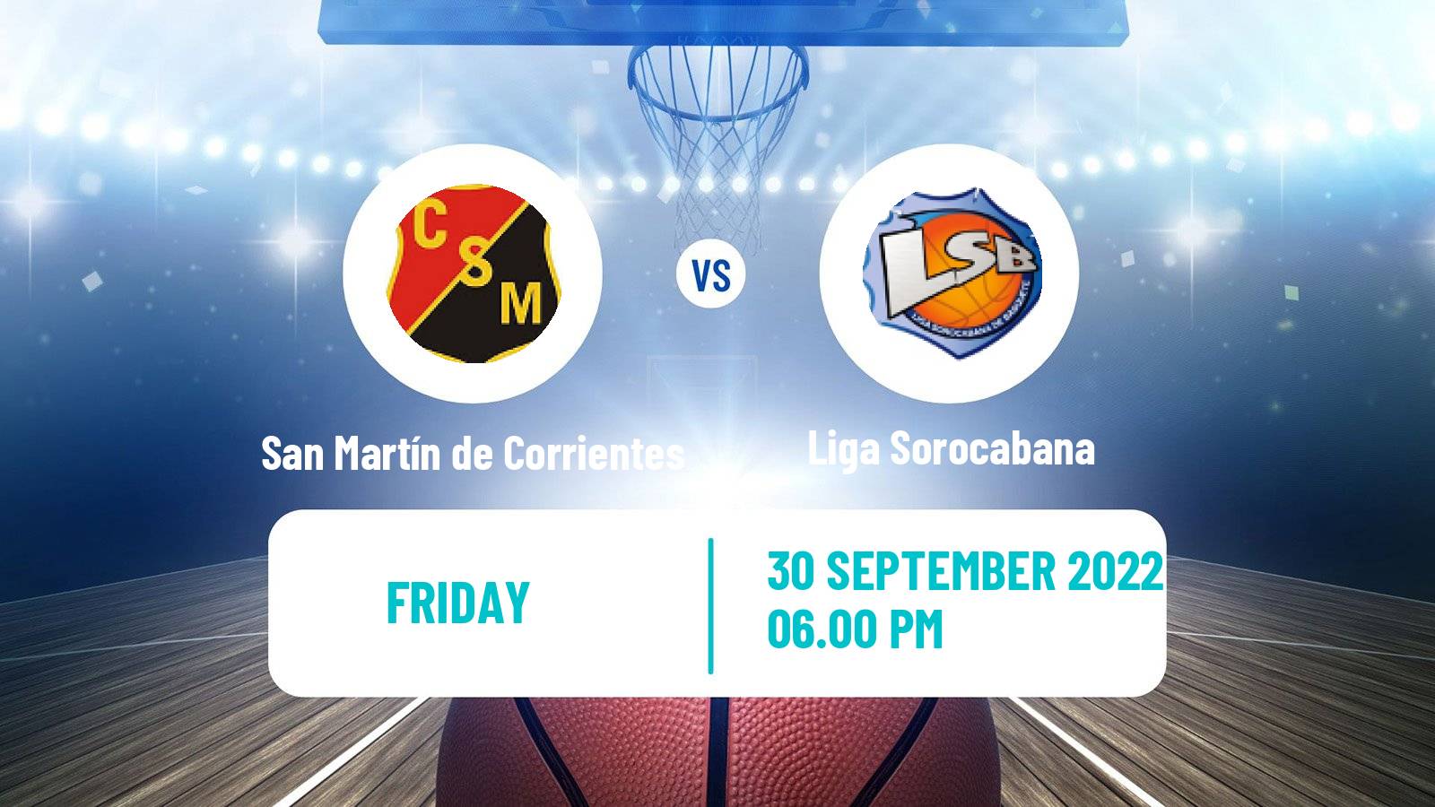 Basketball Basketball South American League San Martín de Corrientes - Liga Sorocabana