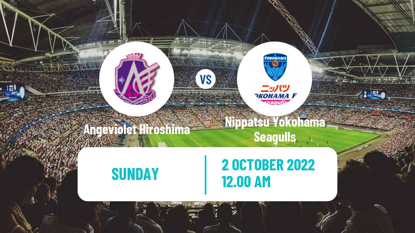 Soccer Japan Nadeshiko League Women Angeviolet Hiroshima - Nippatsu Yokohama Seagulls