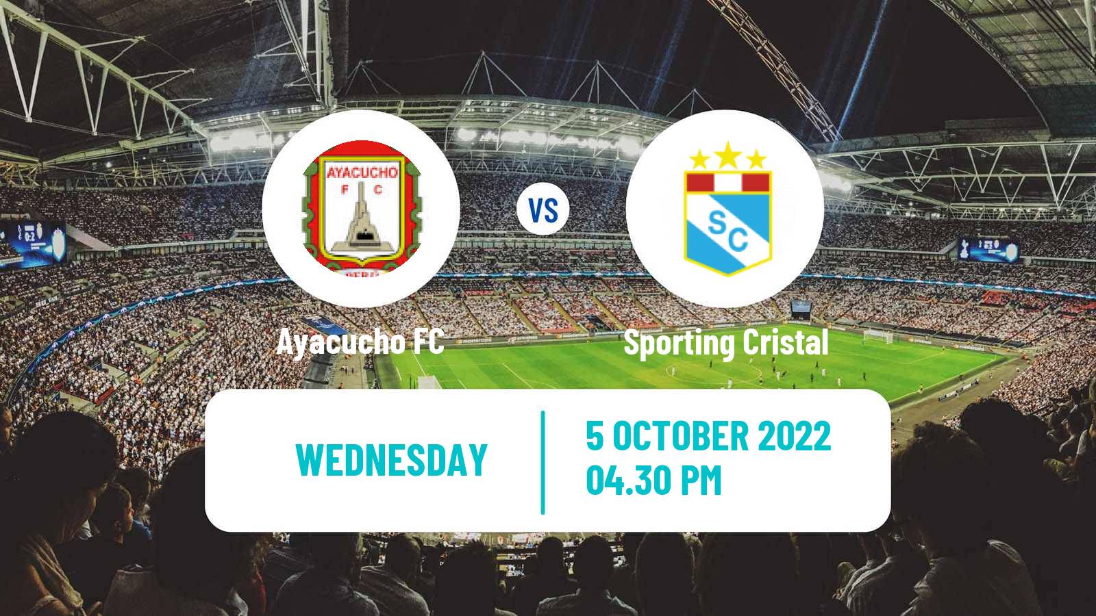 Soccer Peruvian Liga 1 Ayacucho - Sporting Cristal